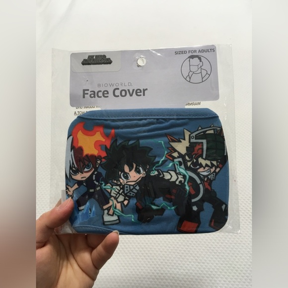 My Hero Academia MHA Face Mask Cover Set - Picture 4 of 4